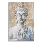 Tableau sur toile multicolore bouddha 80x3x120 cm