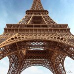 Tableau sur toile tour eiffel paris 65x65