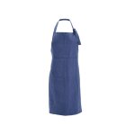 Tablier en coton bio bleu roi