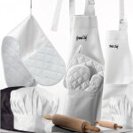 Tablier en coton blanc 27x33 cm cm