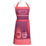 Tablier en coton rouge 85x76 cm cm Tablier en coton rouge 85x76 cm cm