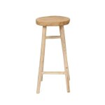 Tabouret de bar en bois de suar naturel Tabouret de bar en bois de suar naturel