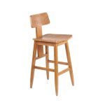 Tabouret de bar en bois de teck