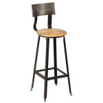 Tabouret de bar industriel h75 Tabouret de bar industriel h75