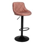 Tabouret de bar en velours rose Tabouret de bar en velours rose