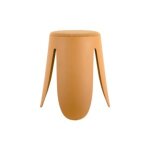Tabouret bois jaune Ø44cm Tabouret bois jaune Ø44cm