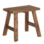 Tabouret en bois recycl l38