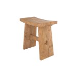 Tabouret en bois de teck recyclé Tabouret en bois de teck recyclé
