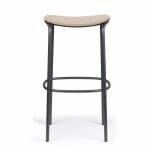 Tabouret design en m�tal anthracite