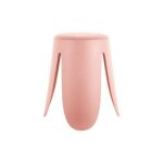 Tabouret polypropylne rose 44cm
