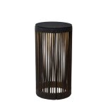 Tabouret pvc rechargeable noir ip44 61. 5 cm