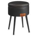 Tabouret de rangement 32 x 32 x 44 cm noir d'encre Tabouret de rangement 32 x 32 x 44 cm noir d'encre