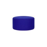 Tabouret rond en laine, petit, myrtille