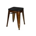 Tabouret vintage dor