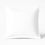 Taie d'oreiller 60x60 cm blanc