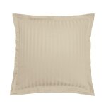 Taie d'oreiller coton beige 65x65 cm