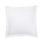 Taie d'oreiller coton blanc 65x65 cm Taie d'oreiller coton blanc 65x65 cm