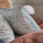 Taie d'oreiller en coton vert 65x65 cm