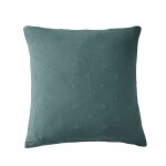 Taie d'oreiller gaze de coton à fleurs 60x60 cm Taie d'oreiller gaze de coton à fleurs 60x60 cm