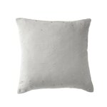 Taie d'oreiller gaze de coton � pois brod�s 60x60 cm