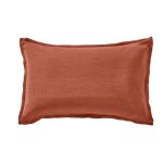Taie d'oreiller en gaze de coton tomette