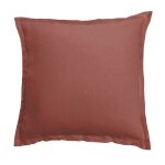 Taie d'oreiller lin terracotta 50x75 cm Taie d'oreiller lin terracotta 50x75 cm