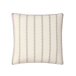 Taie d'oreiller en percale de coton blanc 65 x 65 cm
