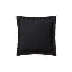 Taie d'oreiller percale fusain 65x65 cm Taie d'oreiller percale fusain 65x65 cm