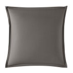Taie d'oreiller percale granit 60x60 cm