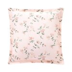 Taie d'oreiller percale rose clair 65x65 cm
