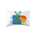 Taie d'oreiller rectangulaire coton bio enfant blanc 50x70 Taie d'oreiller rectangulaire coton bio enfant blanc 50x70