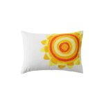 Taie d'oreiller rectangulaire coton bio multicolore 50x70 Taie d'oreiller rectangulaire coton bio multicolore 50x70
