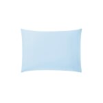 Taie d'oreiller sans volant coton azur 40x60 cm Taie d'oreiller sans volant coton azur 40x60 cm