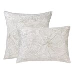 Taie d'oreiller satin de coton blanc 63x63 cm