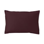 Taie d'oreiller en satin de coton violet 50x75 Taie d'oreiller en satin de coton violet 50x75