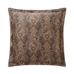 Taie d'oreiller satin vert fonc� 65x65 cm