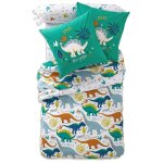 Taie sac en coton vert 63x63cm