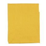 Taie de traversin en 100% coton jaune curry 43x135 cm