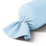 Taie de traversin coton azur 43x210 cm Taie de traversin coton azur 43x210 cm