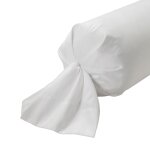 Taie de traversin coton blanc 43x210 cm Taie de traversin coton blanc 43x210 cm