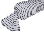 Taie de traversin coton bleu foncé 43x210 cm Taie de traversin coton bleu foncé 43x210 cm