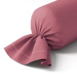 Taie de traversin coton rose des sables 43x210 cm Taie de traversin coton rose des sables 43x210 cm