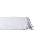 Taie de traversin imprim uni blanc 220 x 45 cm