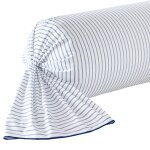 Taie de traversin percale blanc 43x210 cm Taie de traversin percale blanc 43x210 cm