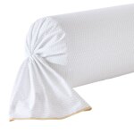 Taie de traversin percale blanc 43x210 cm Taie de traversin percale blanc 43x210 cm