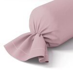 Taie de traversin percale violine 43x210 cm Taie de traversin percale violine 43x210 cm