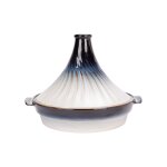 Tajine en céramique, blanc, d 31, 7xh 23 cm Tajine en céramique, blanc, d 31, 7xh 23 cm