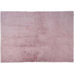 Tapis 120x170 cm en imitation fourrure rose clair