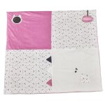 Tapis d'activits en polyester multicolore