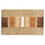 Tapis de bain en acrylique 1000 g / m² beige 60x100cm Tapis de bain en acrylique 1000 g / m² beige 60x100cm